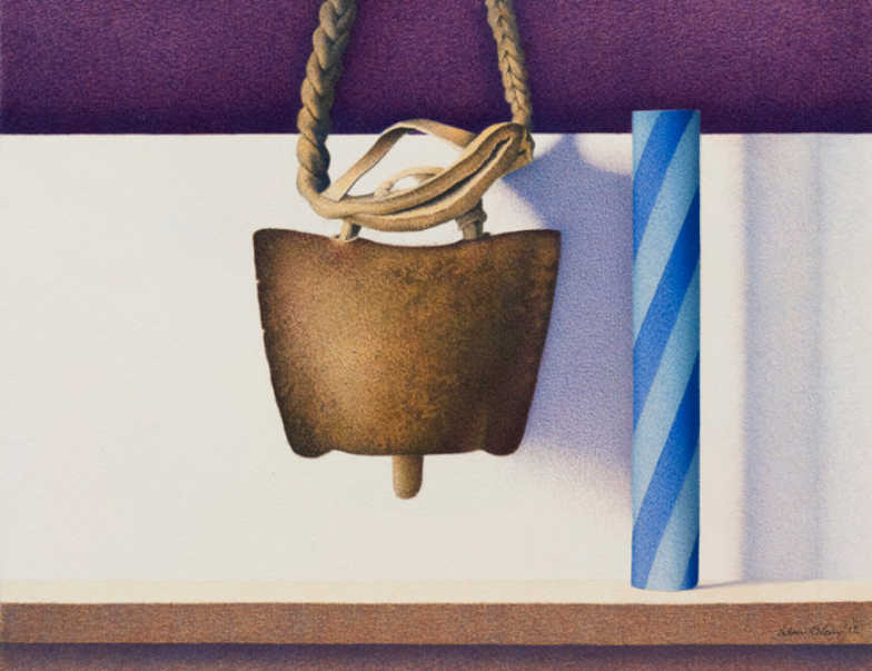 Willem Adriaan Blom-Sheep bell (Spain)  2012 Egg tempera on paper  31 x 37 cm