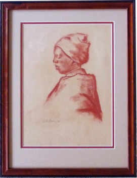 Wim Blom- African woman 1945