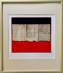 Wim Blom-Receipts 1855 Collage 2006-  10x9 inch frame 16x18 inch-$1250