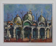      Wim Blom- II   Venice facade 1953  40 x 50 cm -$2,450.00